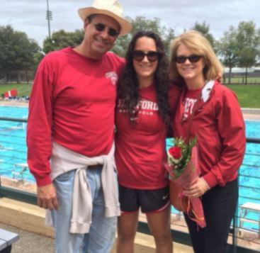 Carlos Steffens with daughter Maggie Steffens and wife.